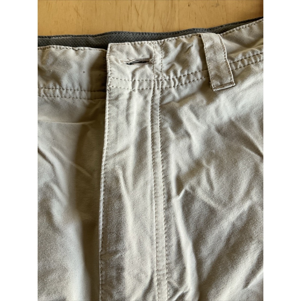 Patagonia Hiking Khaki Tan Lightweight 5 Outdoor Shorts Mens 36 Flaw - Picture 2 of 9